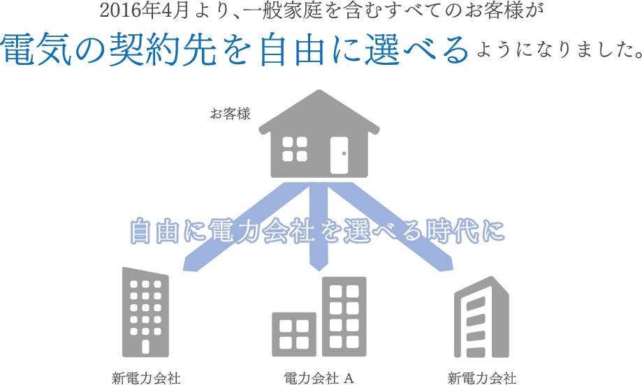 電機の契約先を自由に選べる　イオンエナジーでんきスタート
